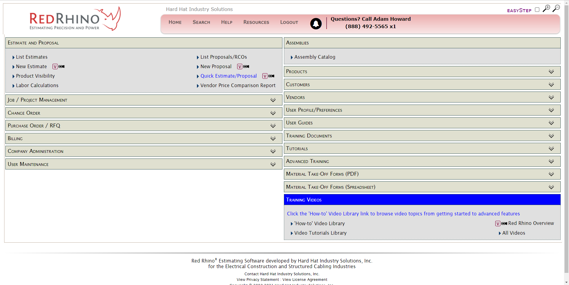 screenshot of Red Rhino